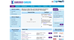 Desktop Screenshot of embeddedcareers.com