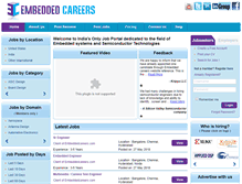 Tablet Screenshot of embeddedcareers.com